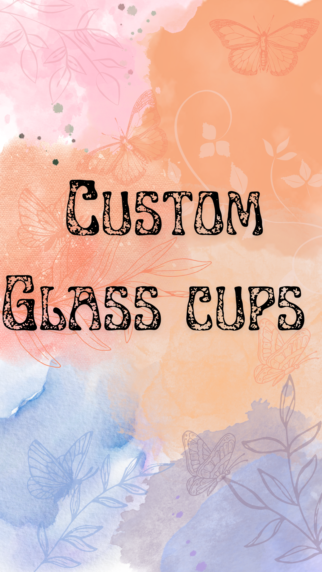 Custom Glass Cups